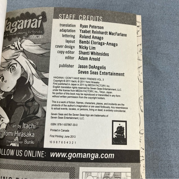 Haganai Dont Many Friends Vol 3 Manga Anime Book Teen+ English Hirasaka Itachi - Picture 3 of 4